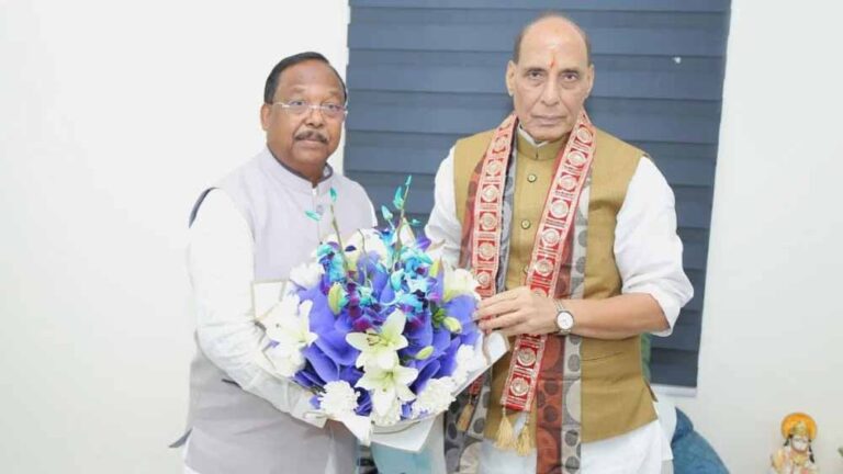 ऑपरेशन सिंदूर की सफलता पर मंत्री नेताम ने राजनाथ सिंह को दी बधाई