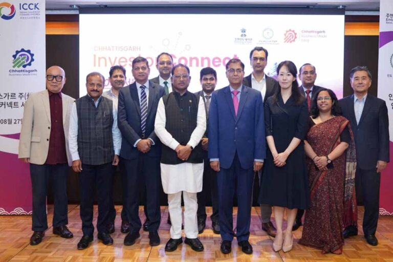 रायपुर : सियोल में मुख्यमंत्री विष्णु देव साय और ATCA प्रतिनिधिमंडल की महत्वपूर्ण भेंट, छत्तीसगढ़ में निवेश की संभावनाओं पर हुई चर्चा