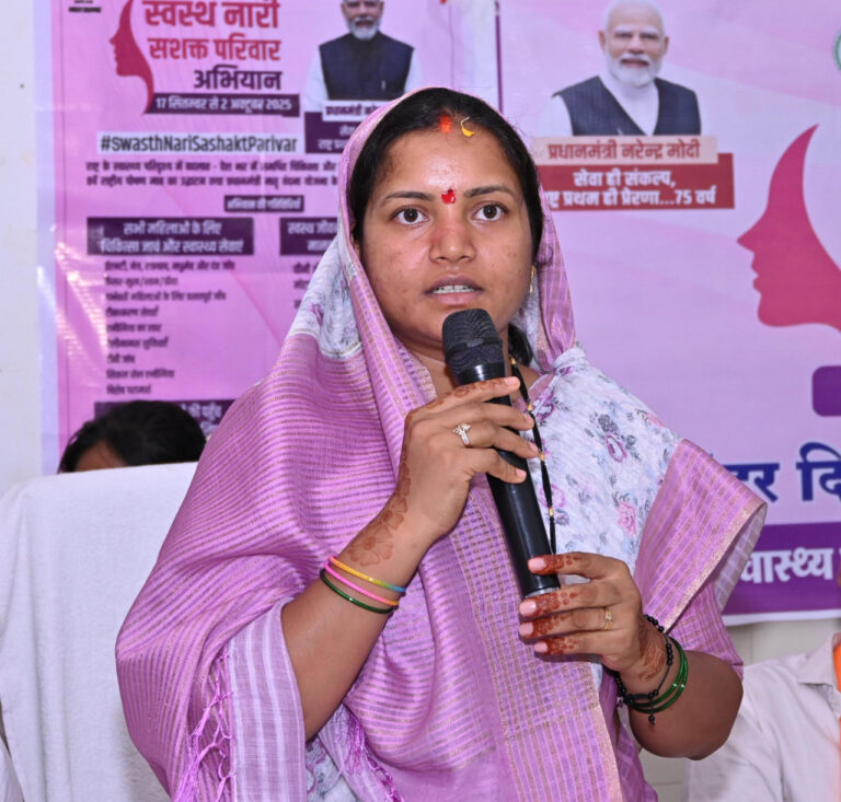 मंत्री श्रीमती लक्ष्मी राजवाड़े ने स्वास्थ्य शिविर में दी भागीदारी….