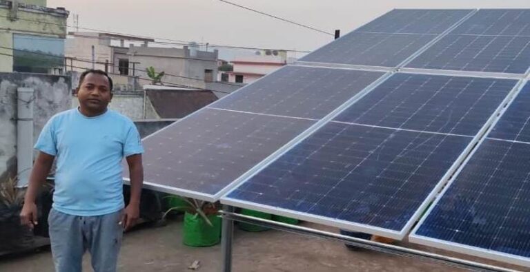 बिजली का बिल, अब हुआ शून्य रामेश्वर सिंह को मिली बिजली बिल से राहत….