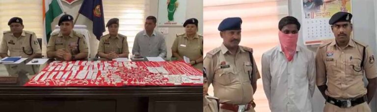ज्वेलरी शॉप चोरी का खुलासा: नाबालिग मास्टरमाइंड सहित दो गिरफ्तार, लाखों के गहने बरामद