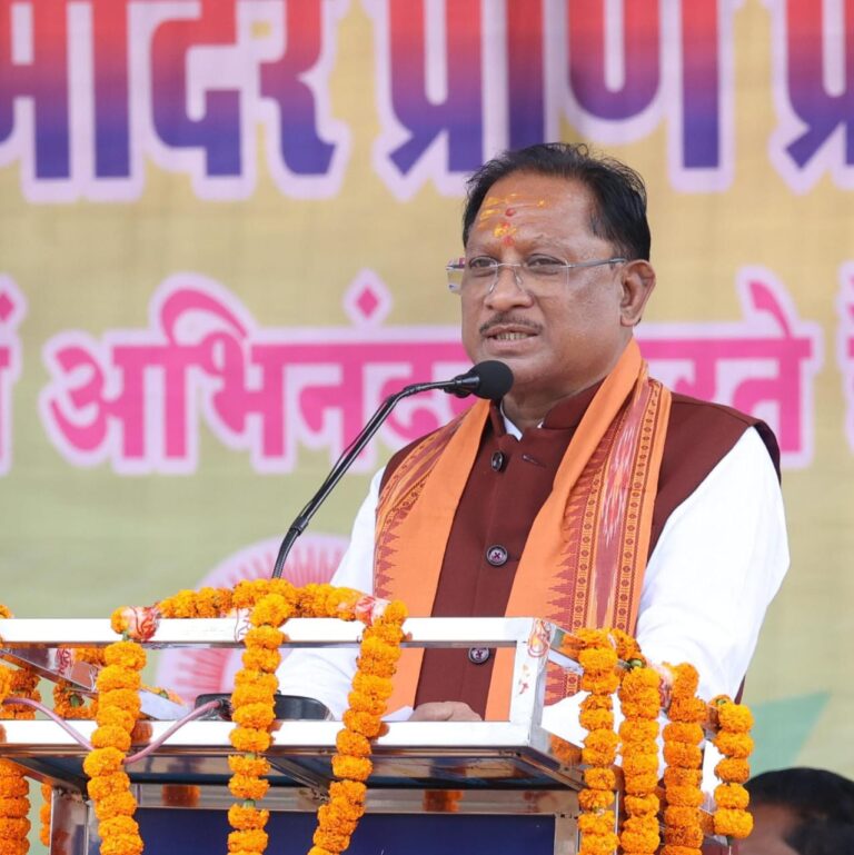 हमारी सरकार सुशासन और पारदर्शिता के प्रति प्रतिबद्ध – मुख्यमंत्री विष्णु देव साय….