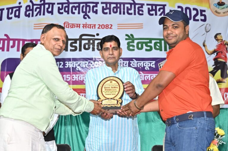 खेल शारीरिक ही नहीं बल्कि मानसिक विकास में सहायक- राजस्व मंत्री टंक राम वर्मा…..