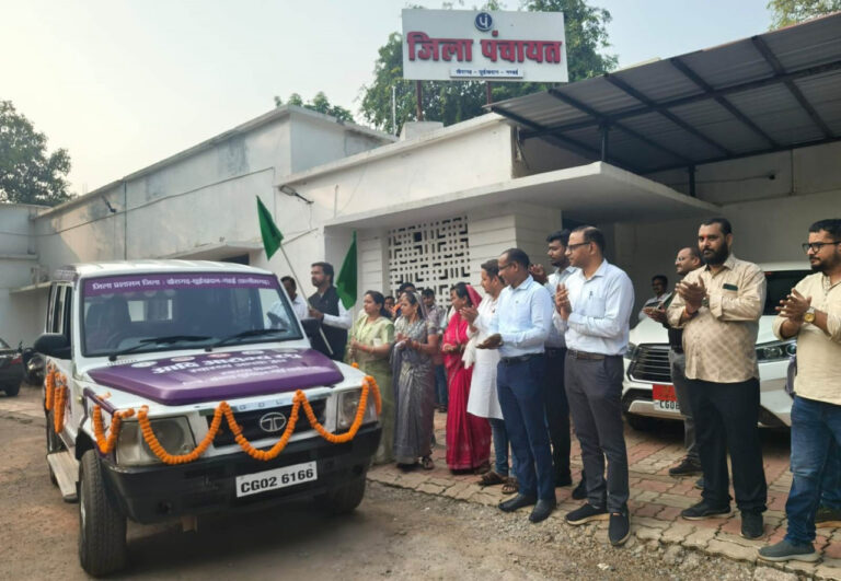 ‘आदि आरोग्य रथ’ – जिला खैरागढ़-छुईखदान-गंडई की अभिनव स्वास्थ्य पहल, वनांचल तक पहुंचेगी विशेषज्ञ स्वास्थ्य सेवा – “आदि आरोग्य रथ” हुआ रवाना…..