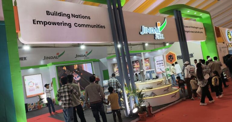 छत्तीसगढ़ राज्य उत्सव में जिंदल स्टील का भव्य स्टाल